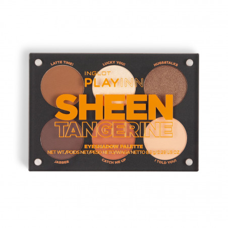 INGLOT PLAYINN Sheen Tangerine Eyeshadow Palette icon