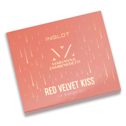 INGLOT x Marianna Zambenedetti RED VELVET KISS lip makeup set