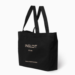 BORSA SHOPPING IN COTONE NERO