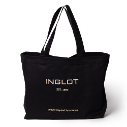 BORSA SHOPPING IN COTONE NERO