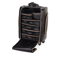 Makeup Case Con Ruote NERO & ROSE GOLD (KC-P46S)