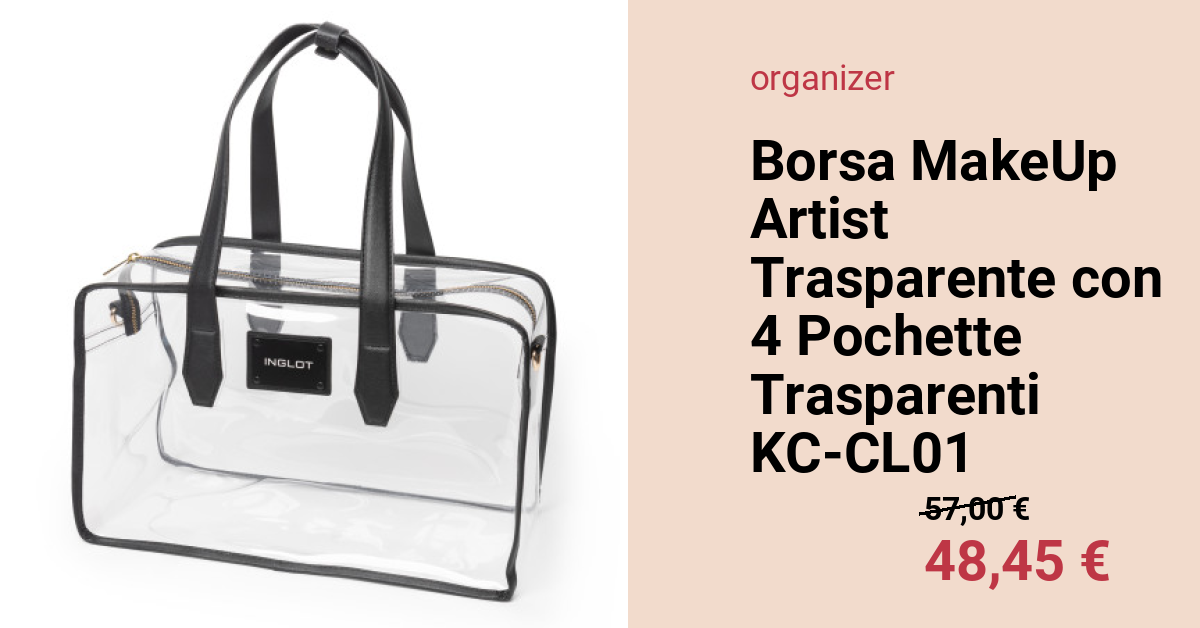 Borsa promozionale trasparente