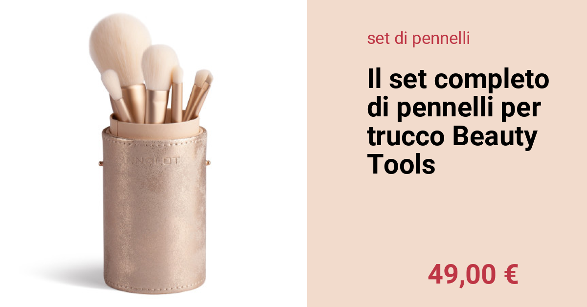 Il set completo di pennelli per trucco Beauty Tools - INGLOT