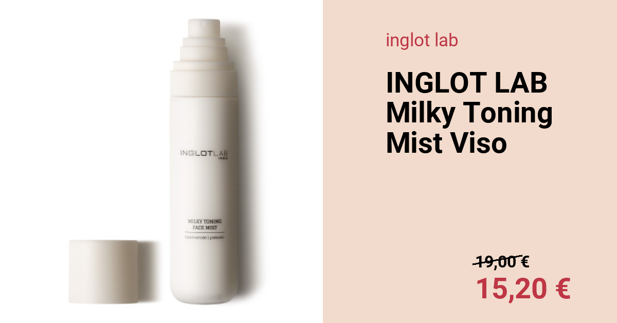 INGLOT LAB Milky Toning Mist Viso - INGLOT
