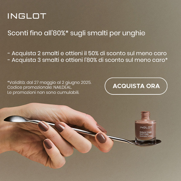 SCOPRI LA FORZA DEL COLORE - SCONTI FINO ALL'80% SUI NOSTRI SMALTI