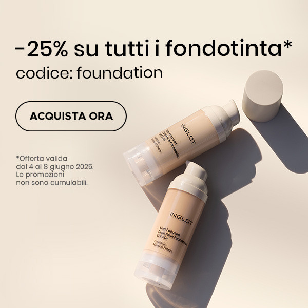 APPROFITTA DELLO SCONTO DEL -25% SUI FONDOTINTA!