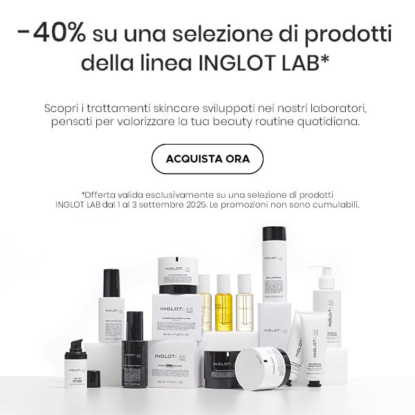 40% su una selezione di prodotti della linea INGLOT LAB