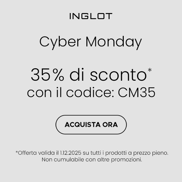 CYBER ​​MONDAY - APPROFITTA DEL 30% DI SCONTO SUGLI ARTICOLI A PREZZO PIENO