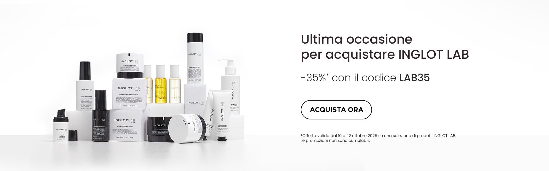 -35% su una selezione di prodotti INGLOT LAB